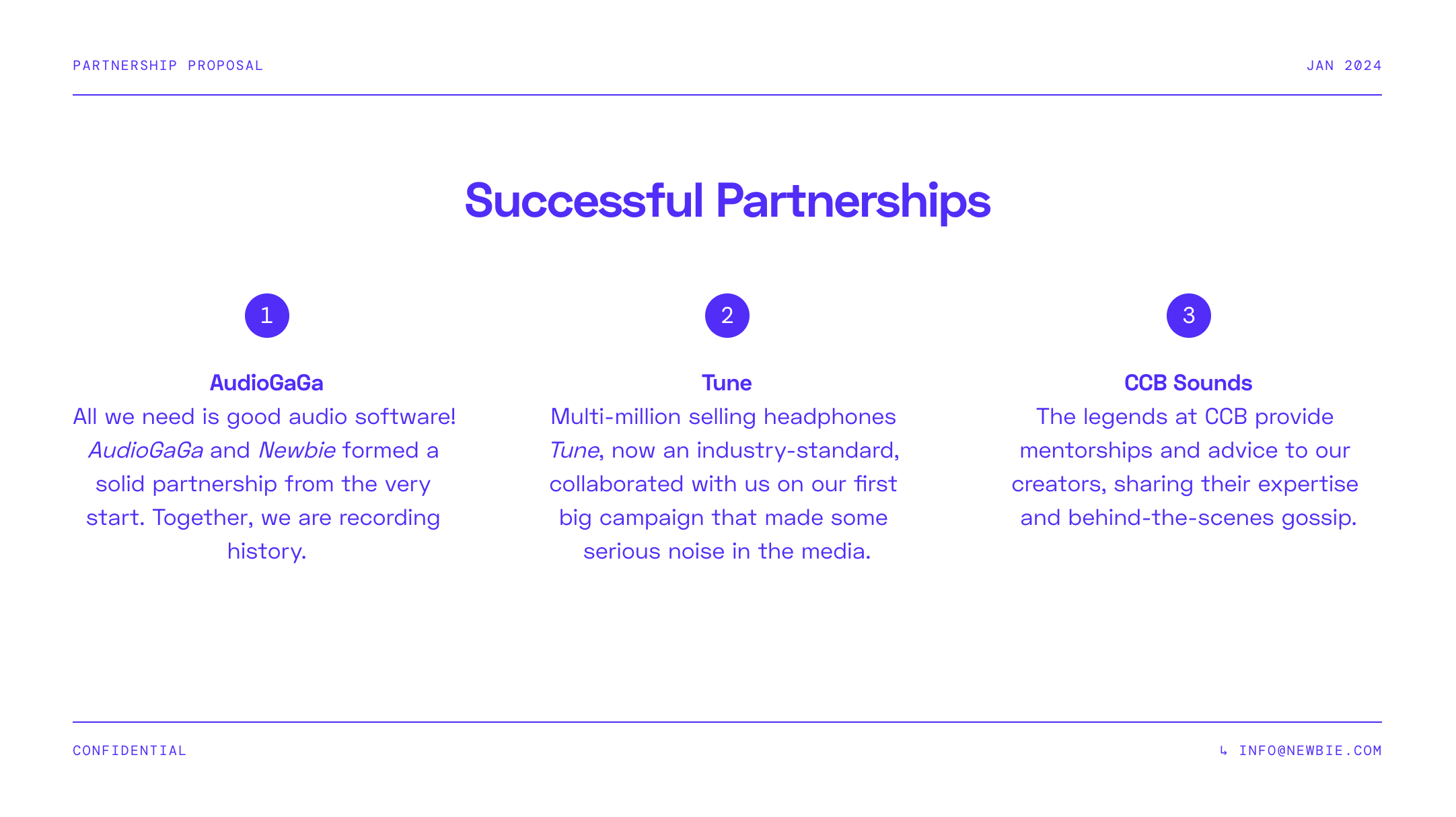 Business Partnership Proposal Template