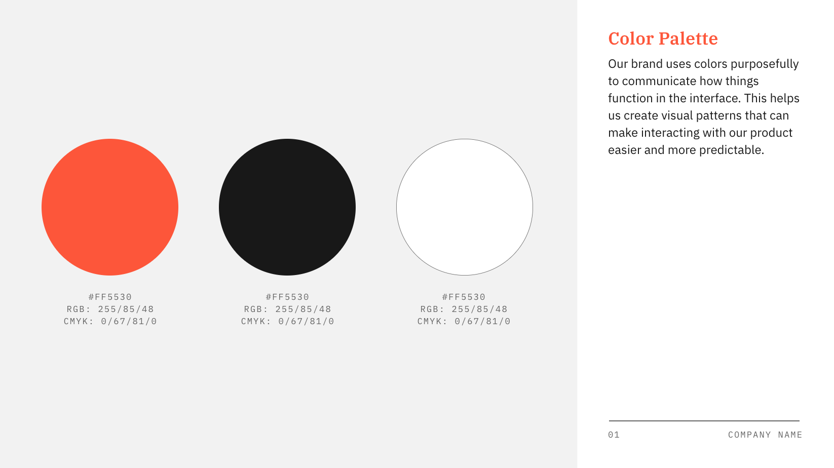 Create a visual style guide for your brand